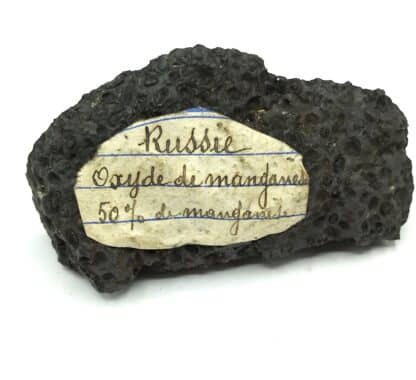 Oxyde de Manganèse (Pyrolusite), Russie.