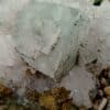 Fluorine, Quartz et Chalcopyrite, Le Burc (Burg), Tarn.