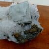 Fluorine, Quartz et Chalcopyrite, Le Burc (Burg), Tarn.