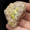 Autunite, Puy de l’Age, Compreignac, Haute-Vienne, Limousin.