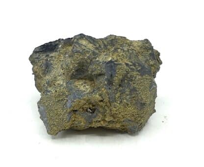 Pyrite sur Galène, Rochechouart, Haute-Vienne, Limousin.