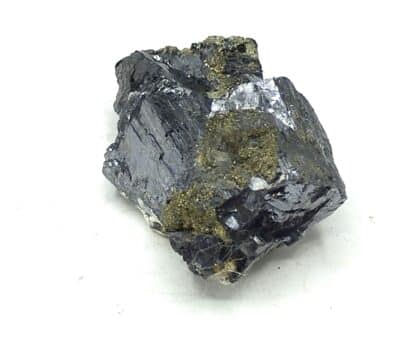 Pyrite sur Galène, Rochechouart, Haute-Vienne, Limousin.