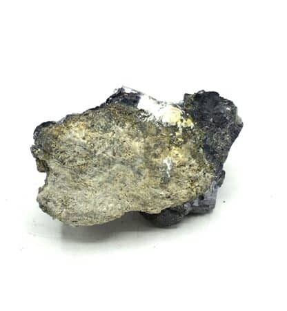 Pyrite sur Galène, Rochechouart, Haute-Vienne, Limousin.