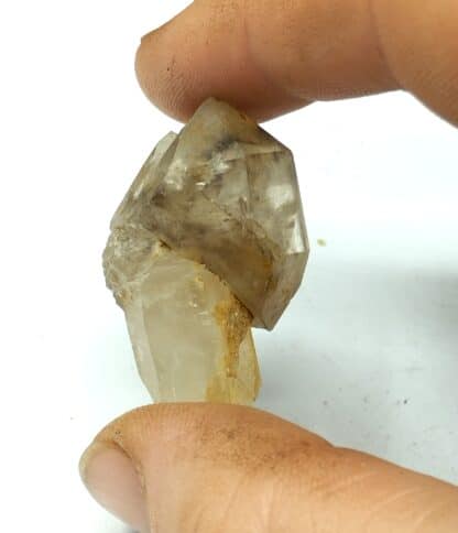 Quartz sceptre, Pierre Blanche, Saint-Ouen-sur-Gartempe, Haute-Vienne.