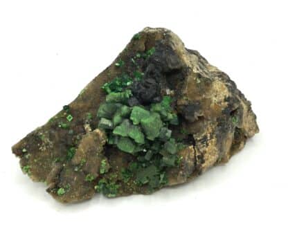 Torbernite, Margabal, Entraygues-sur-Truyère, Aveyron.