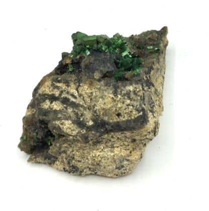 Torbernite, Margabal, Entraygues-sur-Truyère, Aveyron.