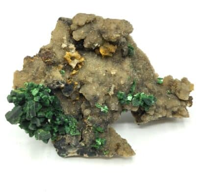 Torbernite, Margabal, Entraygues-sur-Truyère, Aveyron.