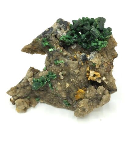 Torbernite, Margabal, Entraygues-sur-Truyère, Aveyron.