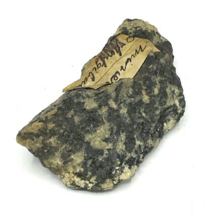 Hornblende, Pontgibaud, Puy-de-Dôme, Auvergne.