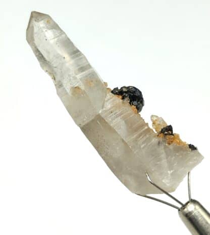 Cassitérite sur Quartz, Schlaggenwald, République Tchèque.