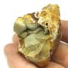Scorodite sur Quartz, Mine de Puy-les-Vignes, Haute-Vienne, Limousin.