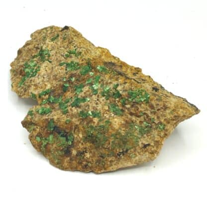 Torbernite, Puy de l’Age, Bellezane, Haute-Vienne, Limousin.