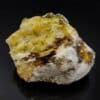 Pyromorphite sur Baryte, La Chanjourde, Ussel, Corrèze.