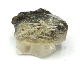 Dravite (Tourmaline) et Quartz, Argentine, La Lauzière, Savoie.