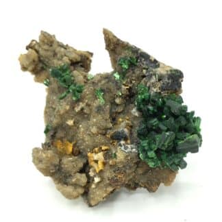 Torbernite, Margabal, Entraygues-sur-Truyère, Aveyron.