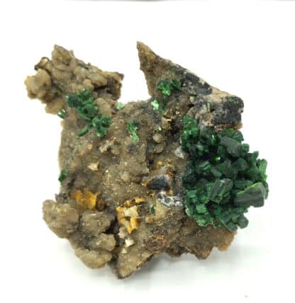 Torbernite, Margabal, Entraygues-sur-Truyère, Aveyron.