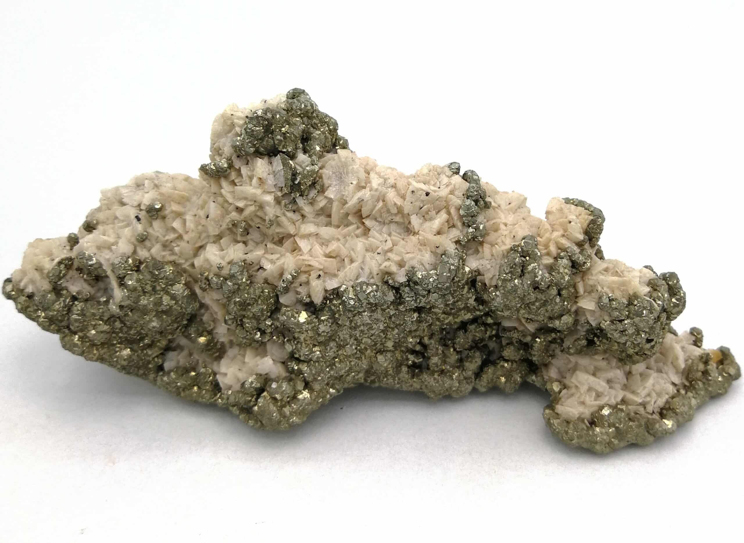 Pyrite, dolomite, Usclas du Bosc, Loiras, Hérault.