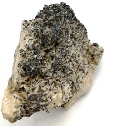 Tétraédrite, blende sur dolomite, Le Loiras, Hérault.