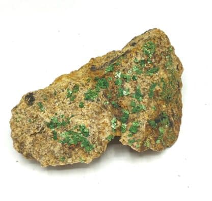 Torbernite, Puy de l’Age, Bellezane, Haute-Vienne, Limousin.