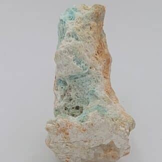 Turquoise et Amblygonite, Montebras, Creuse.