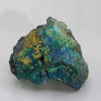 Linarite, Plumbojarosite, mine de Valcroze, Alzon, Gard.