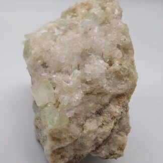 Heulandite et Fluorite, glacier du Rhône, Valais, Suisse.