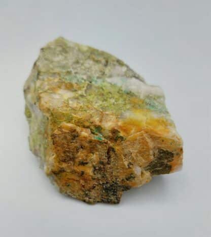 Bayldonite, Conichalcite et Olivenite, Cap Garonne, Var.