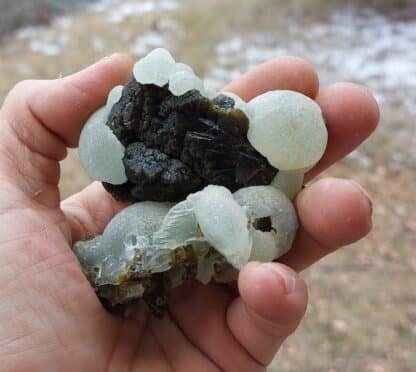 Prehnite et Epidote, Kayes, Mali.