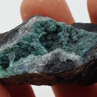 Wawellite, carrière de la Floquerie, Pannecé, Loire-Atlantique.