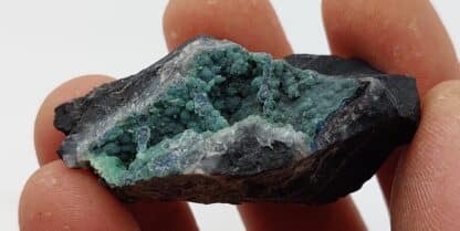 Wawellite, carrière de la Floquerie, Pannecé, Loire-Atlantique.