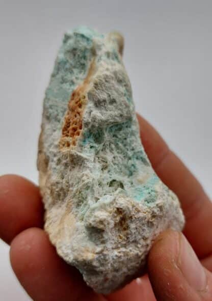 Turquoise et Amblygonite, Montebras, Creuse.