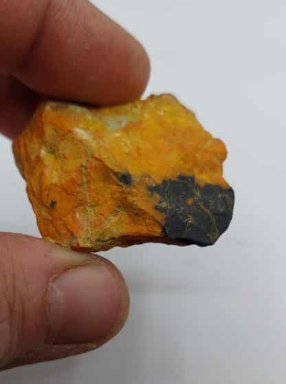 Pechblende et Soddyite, mine de Shinkolobwe, Katanga, République Démocratique du Congo.