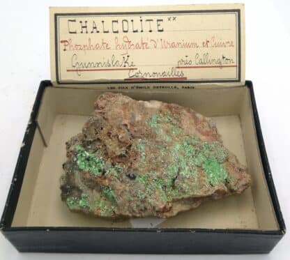 Chalcolite, Gunnislake, Callington, Cornouailles.