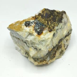 Chalcopyrite, Pyrite, Galène, Montées Pélissier, Les Houches, Haute-Savoie.