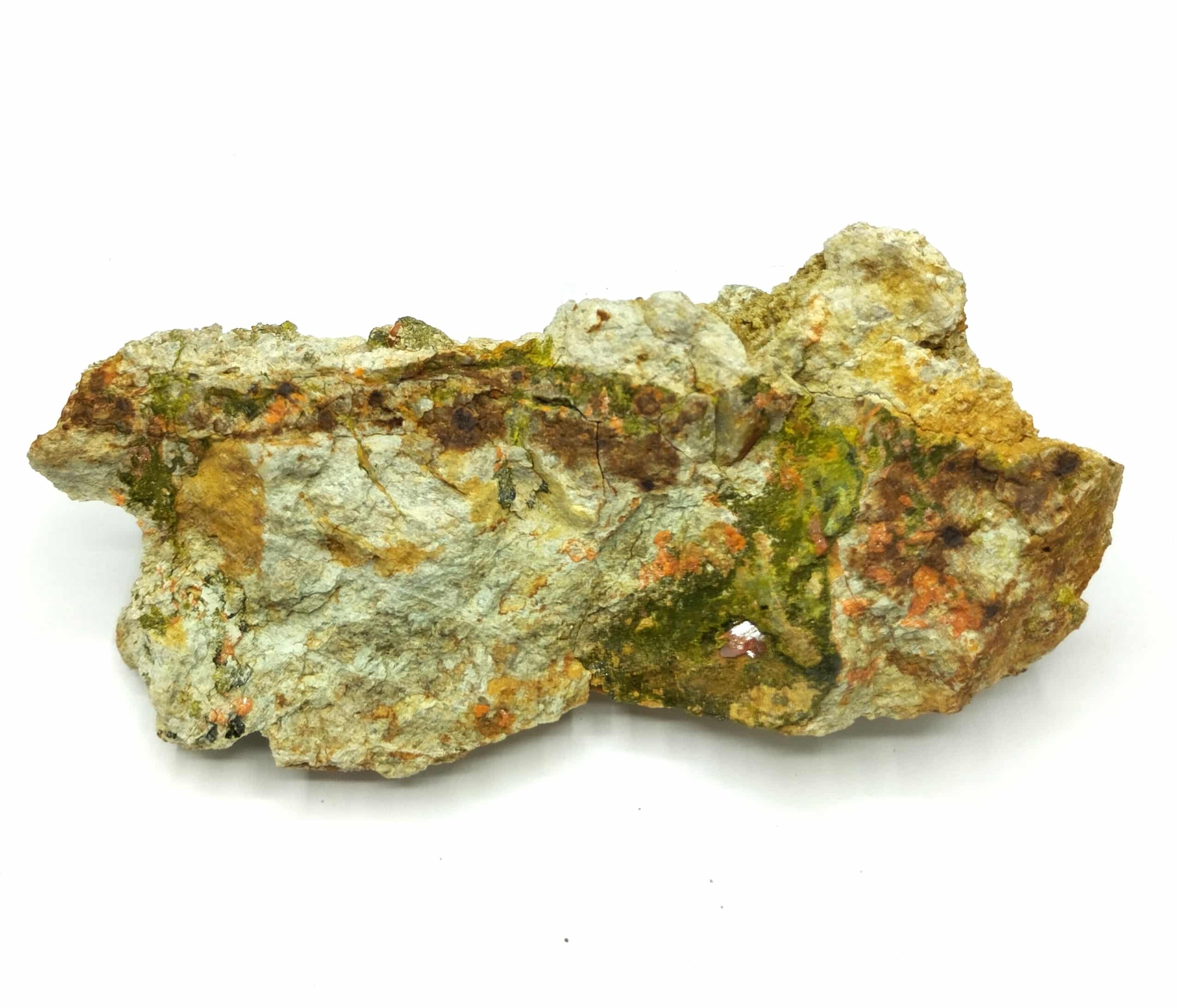 Crocoïte et Pyromorphite, Nontron, Dordogne.