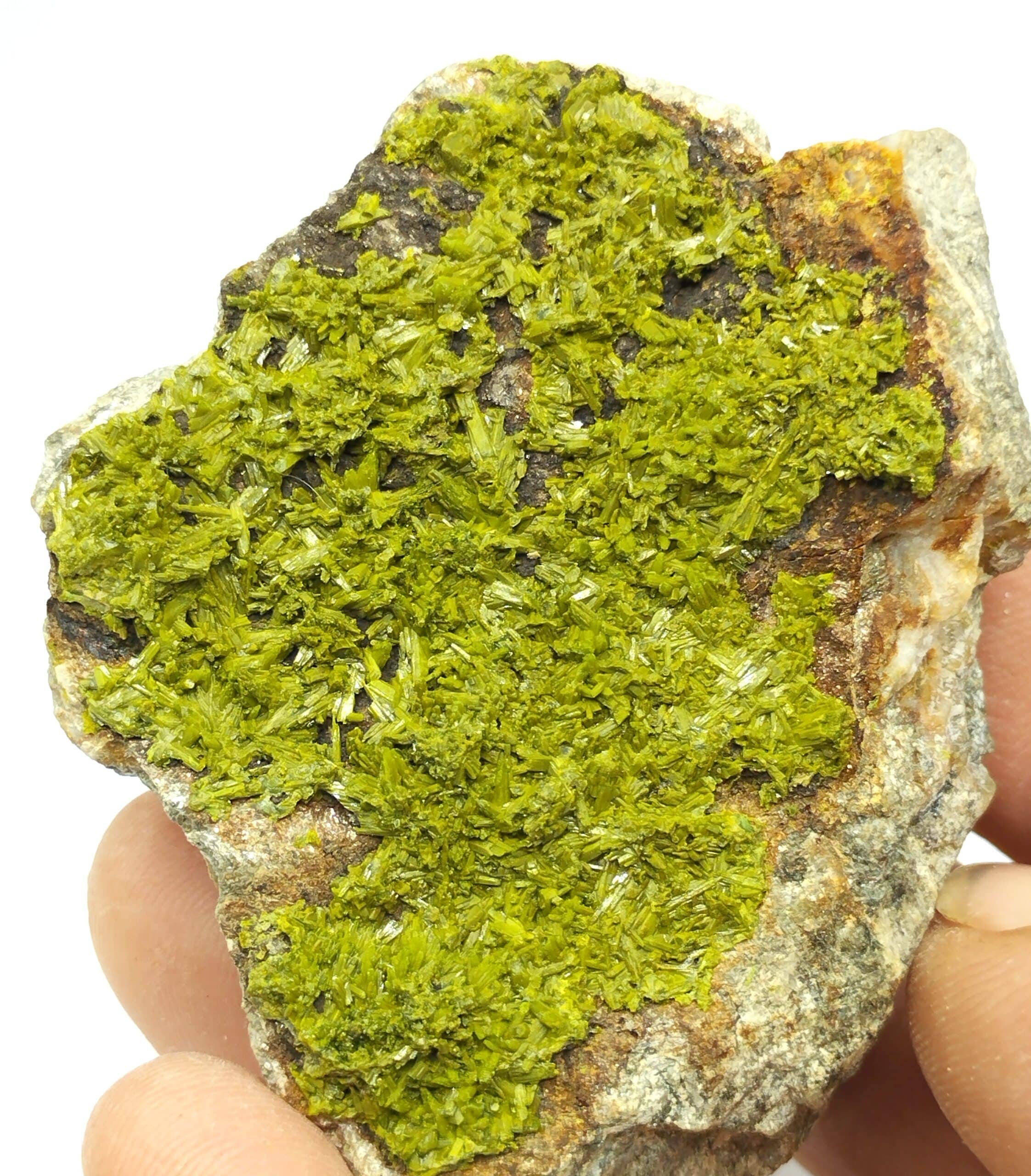 Pyromorphite, Vézis, Aveyron.