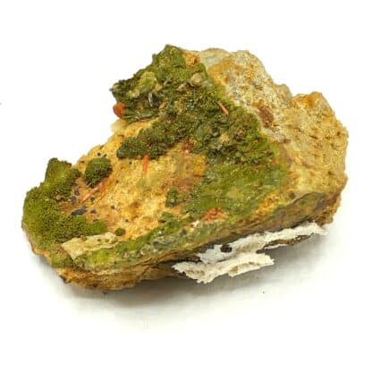 Crocoïte et Pyromorphite, Filon du Cantonnier, Nontron, Dordogne.