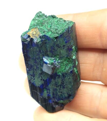 Azurite et Malachite, Puits XII, Touissit, Maroc.