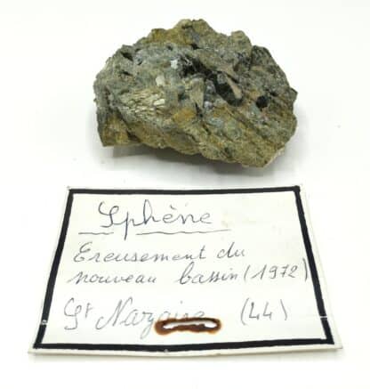 Diopside, Saint-Nazaire, Loire-Atlantique.