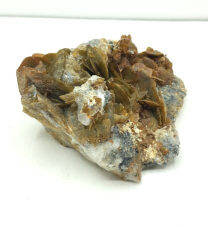 Sidérite et quartz, Mines de La Mure, Isère.