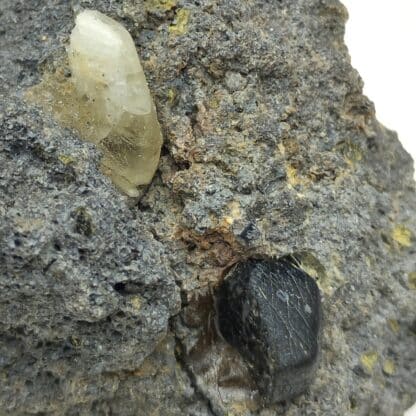 Labradorite et Barkevikite, Le Monastier-sur-Gazeille, Haute-Loire.