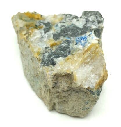 Linarite, Cérusite et Cuivres gris, La Verrière, Rhône.