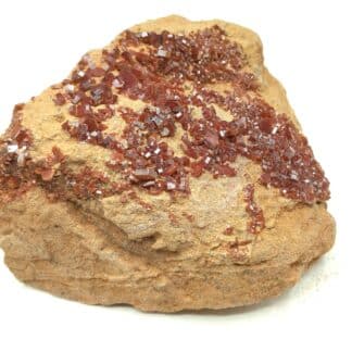 Vanadinite, Mibladen, Maroc.