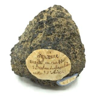 Pyroxène (Augite), Volcan de Beaulieu, Bouches-du-Rhône.