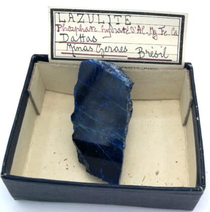 Lazulite, Dattas, Minas Gerais, Brésil.