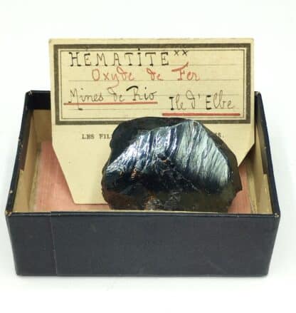 Hématite, Mines de Rio, Île d’Elbe, Italie.