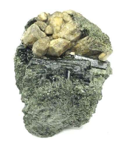 Diopside et Scapolite, Diana, Lewis, New-York, États-Unis (USA).