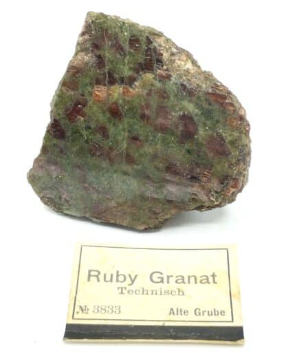 Grenat Rubis, Alte Grube, Suisse (?).