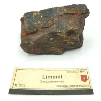 Limonite, Erzegg, Unterwalden, Suisse.