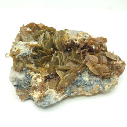 Sidérite et quartz, Mines de La Mure, Isère.